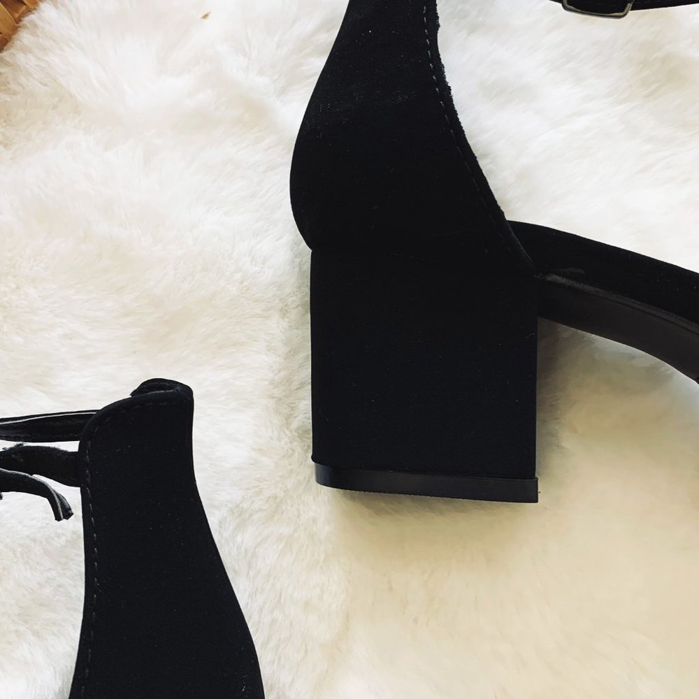 NEW🔥Open Toe Ankle Strap Chunky Block Heel Sandal - Picture 6 of 6